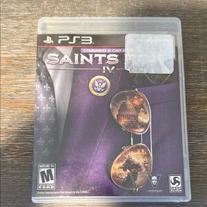 Saints Row IV for PS3 - Purple Cover
